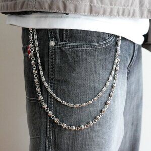 Y2K Heavy Metal Wallet Chain